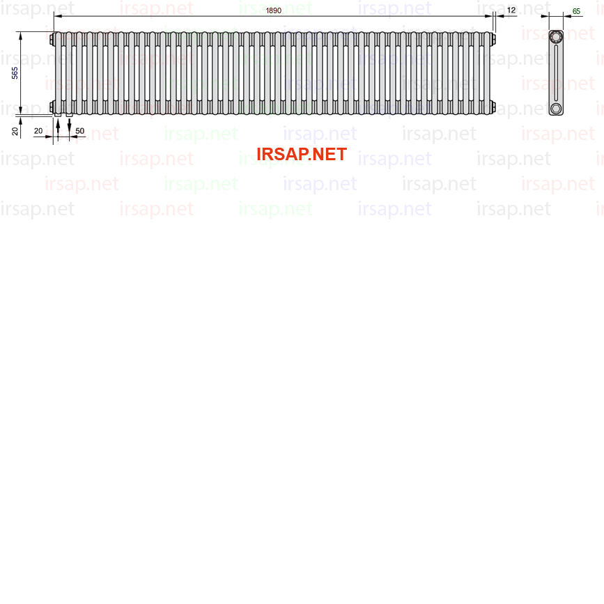 Радиатор IRSAP Tesi 20565/42 T18 CL 01